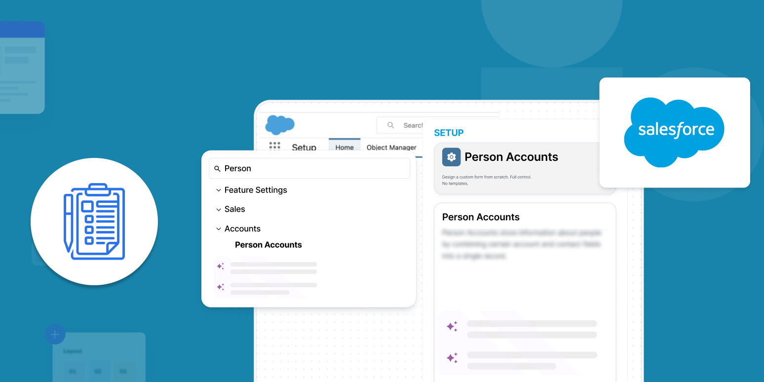 How to Create Salesforce Forms with Person Account Fields